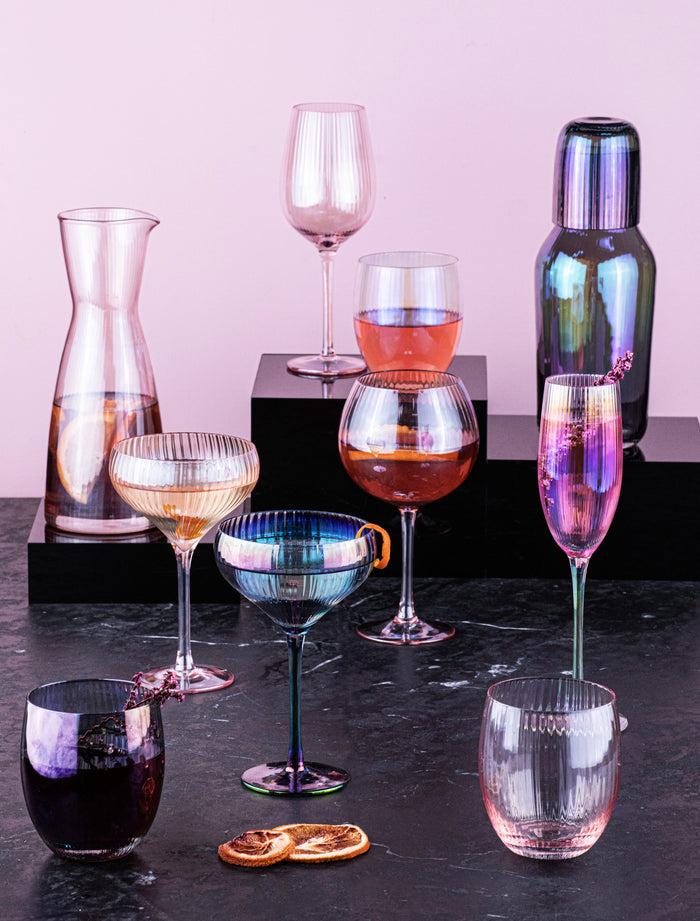 Ladelle Thalia Pink Quartz 2pk Gin Glass