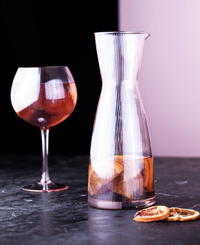 Ladelle Thalia Pink Quartz Carafe & Glass Set
