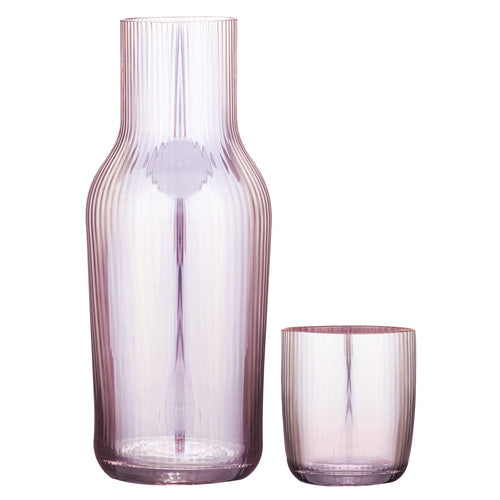 ladelle Thalia Pink Quartz Carafe & Glass Set