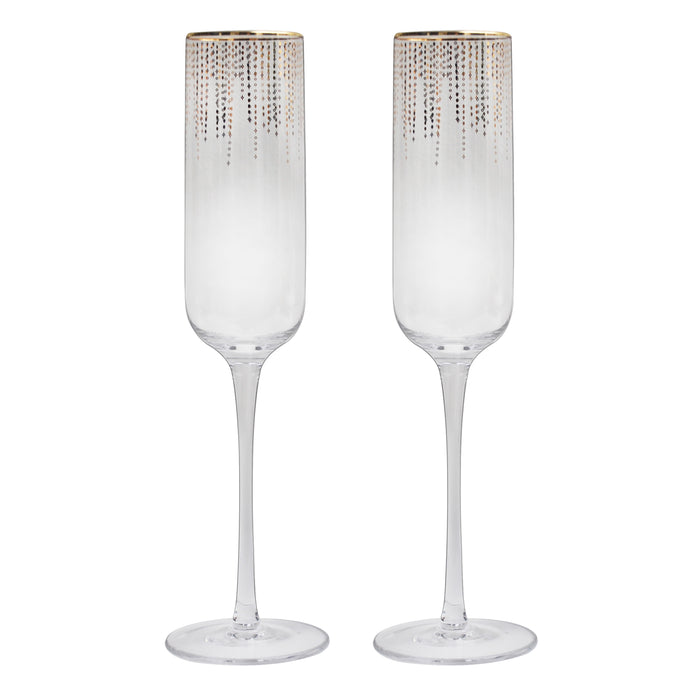 ladelle Twinkle 2pk Champagne Glass