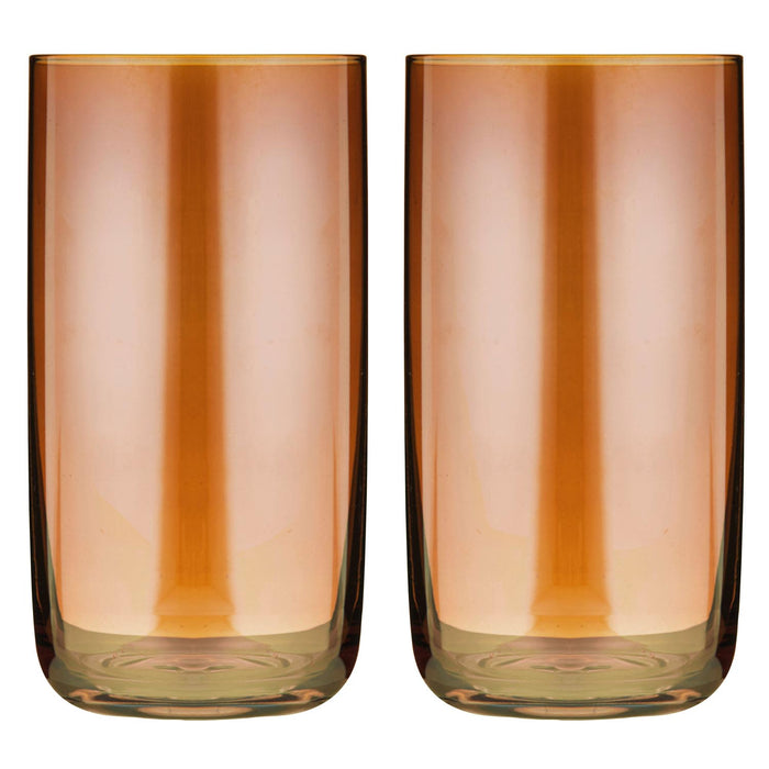 ladelle Verity Amber 2pk Highball Tumbler