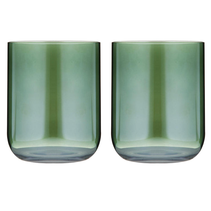 ladelle Verity Fern 2pk Lowball Tumbler