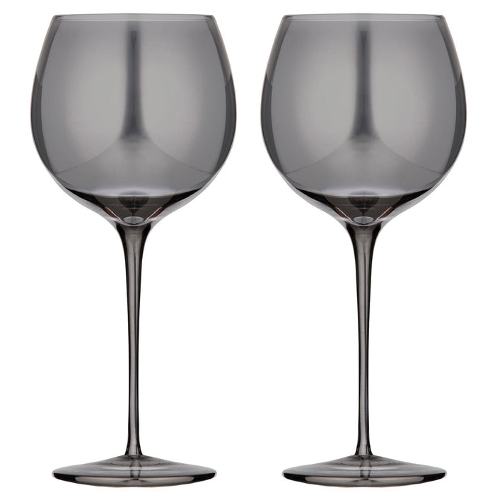 ladelle Verity Smoke 2pk Gin Glass