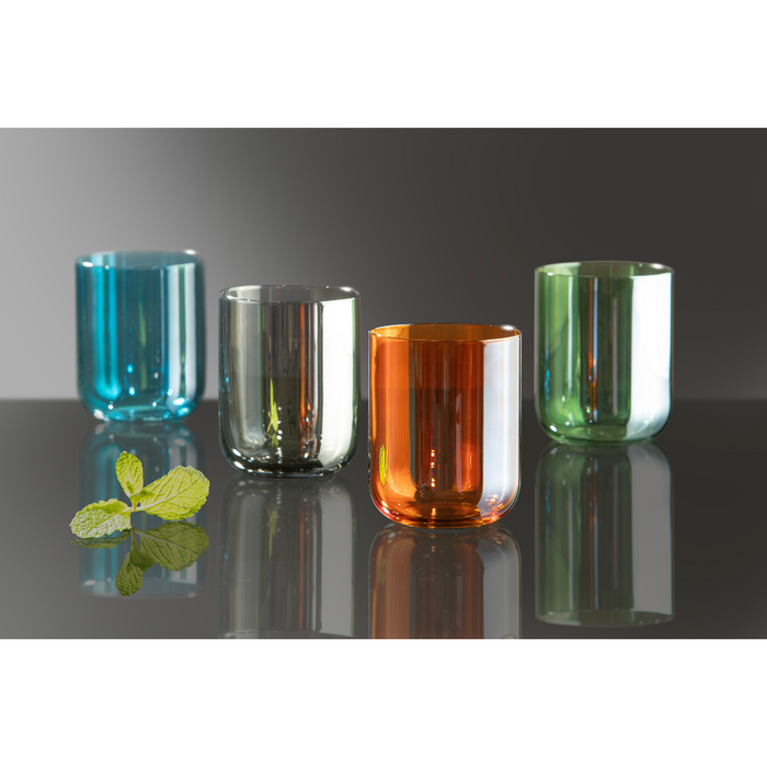 Ladelle Verity Smoke 2pk Lowball Tumbler