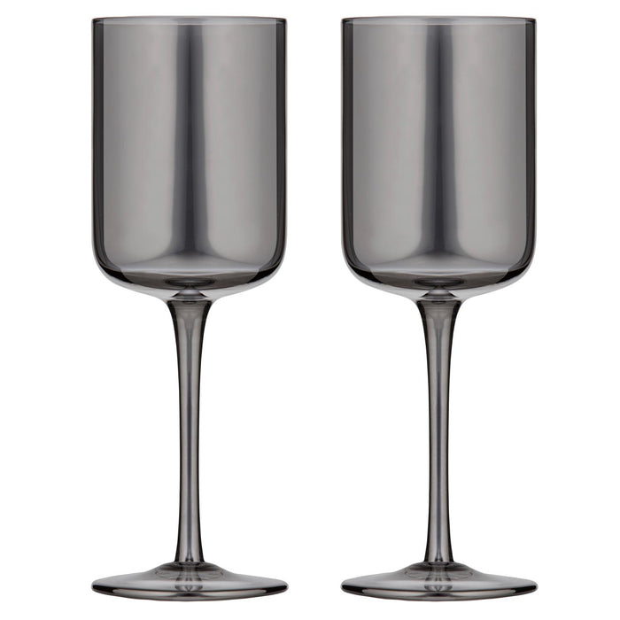 ladelle Verity Smoke 2pk Wine Glass