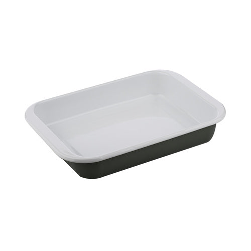 ladelle Visto Green Medium Enamel Baking Dish