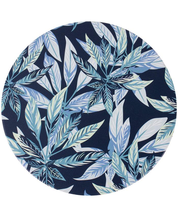 ladelle Zest Leaf Navy Ceramic Trivet