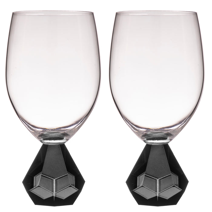 ladelle Zhara Onyx 2pk Wine Glass