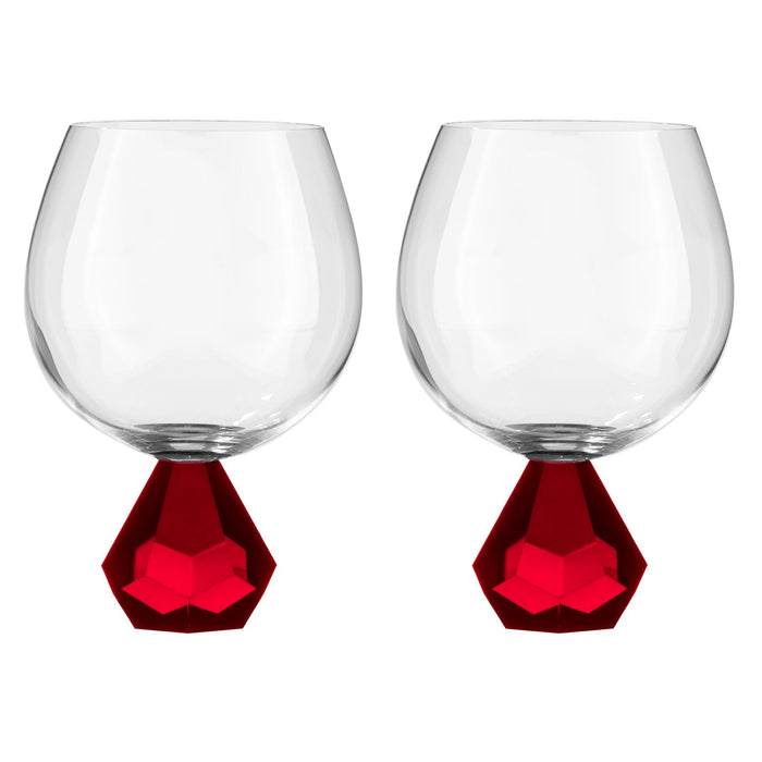 ladelle Zhara Ruby 2pk Gin Glass