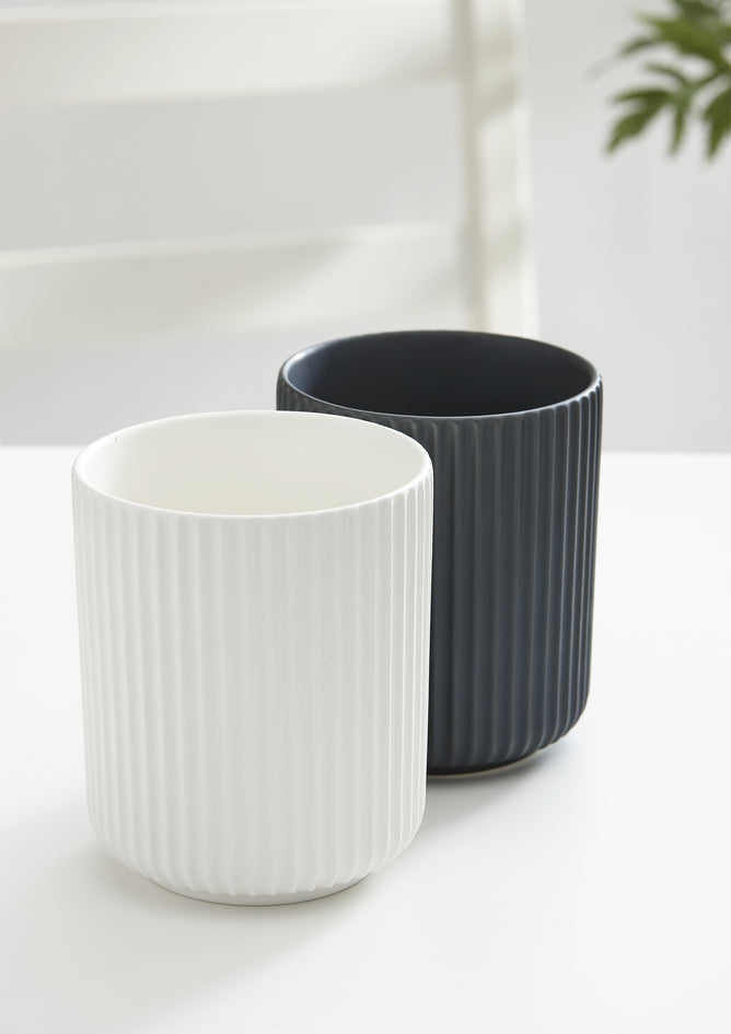 Ladelle Linear Ribbed Tumbler - Set Of 4 Sold Out Sold Out