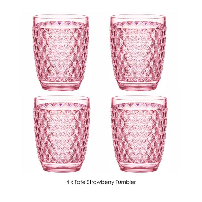 ladelle Tate Strawberry Tumbler - Set of 4 Sold Out Sold Out