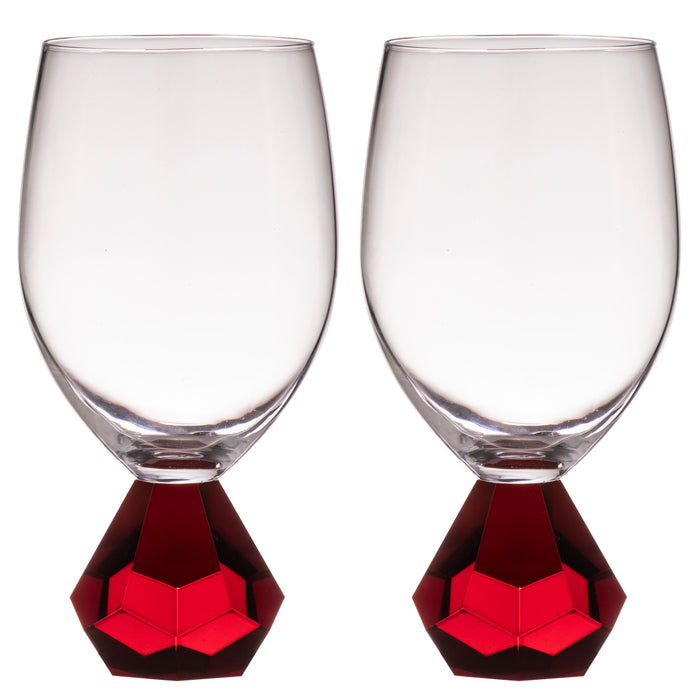 ladelle Zhara Ruby 2pk Wine Glass Sold Out Sold Out