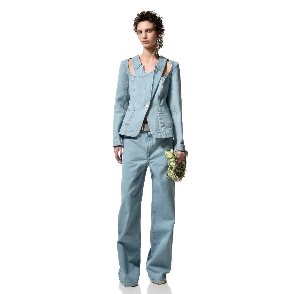 Lado Bokuchava BOYFRIEND’S PANTS SAMPLE SALE Sky Blue