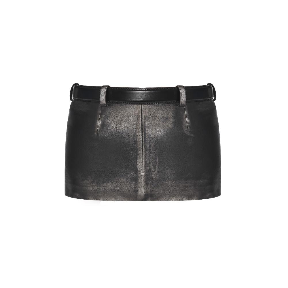 Lado Bokuchava BUCKLE TWENTYTHREE SKIRT Skirt Distressed Grey