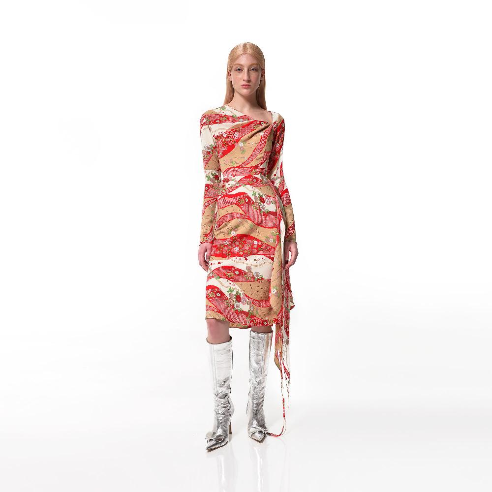 Lado Bokuchava FlORAL SUSPIRIUM DRESS SAMPLE SALE Multi Color