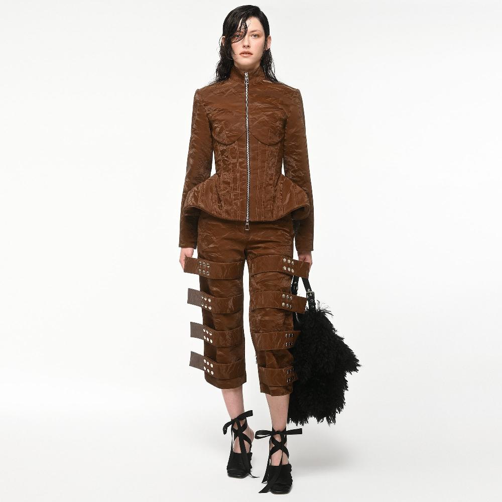 Lado Bokuchava ARC PANTS Pants Brown