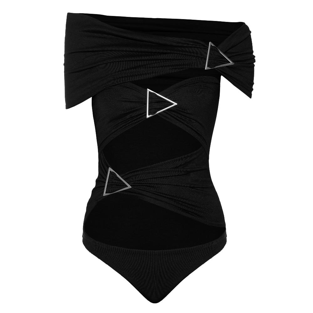 lado bokuchava ARROW BODY Top Black