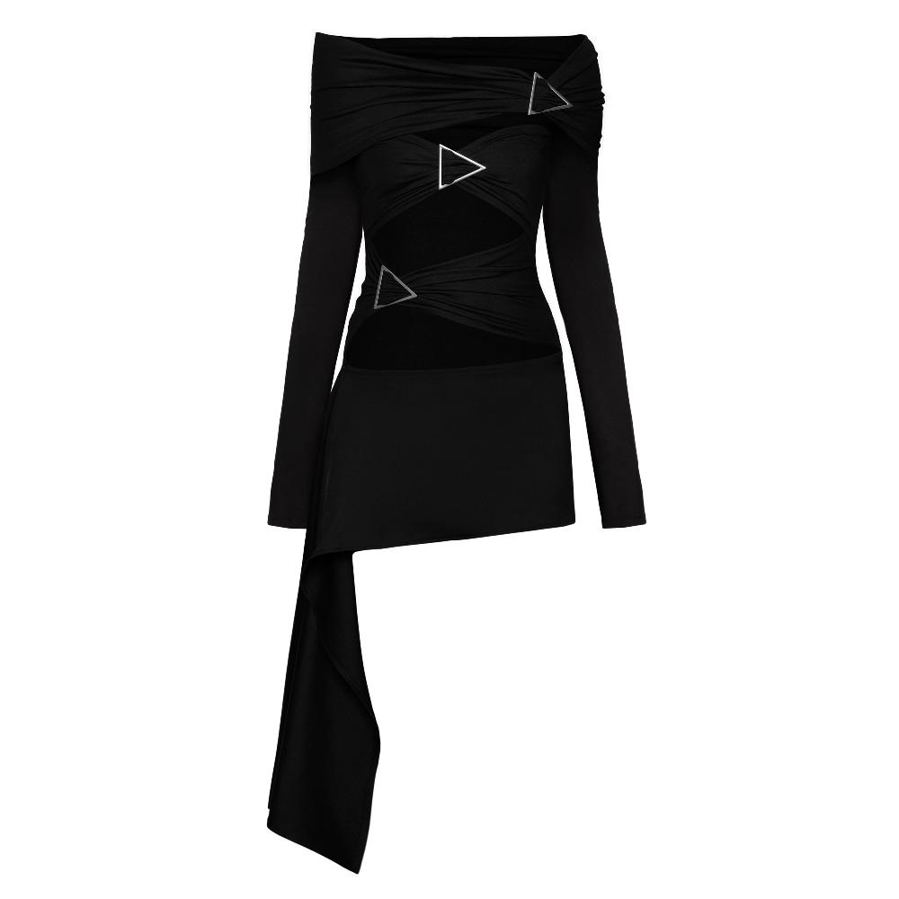 lado bokuchava ARROW DRESS Dresses Black
