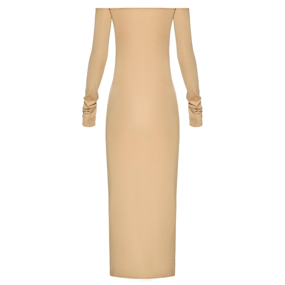 Lado Bokuchava BANDAGE DRESS Dresses Beige
