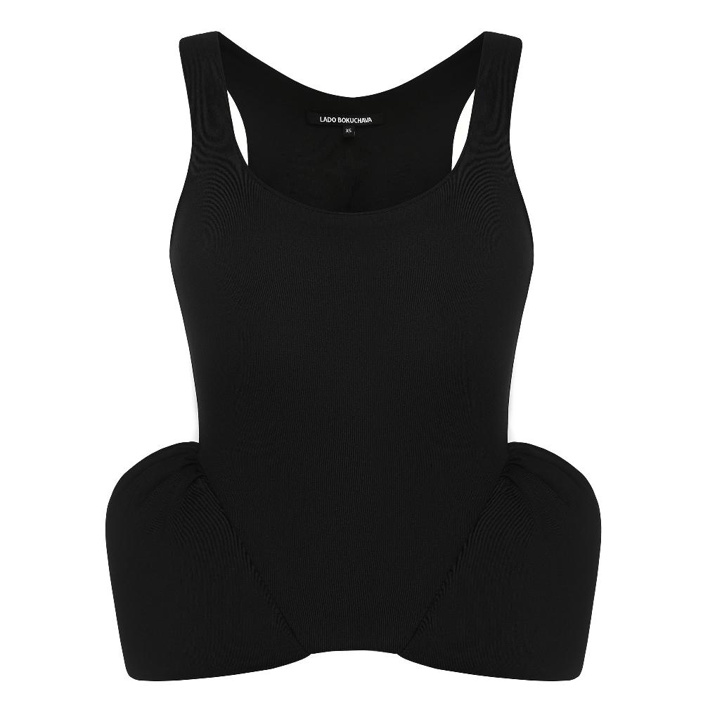 lado bokuchava BASQUE TOP Top Black