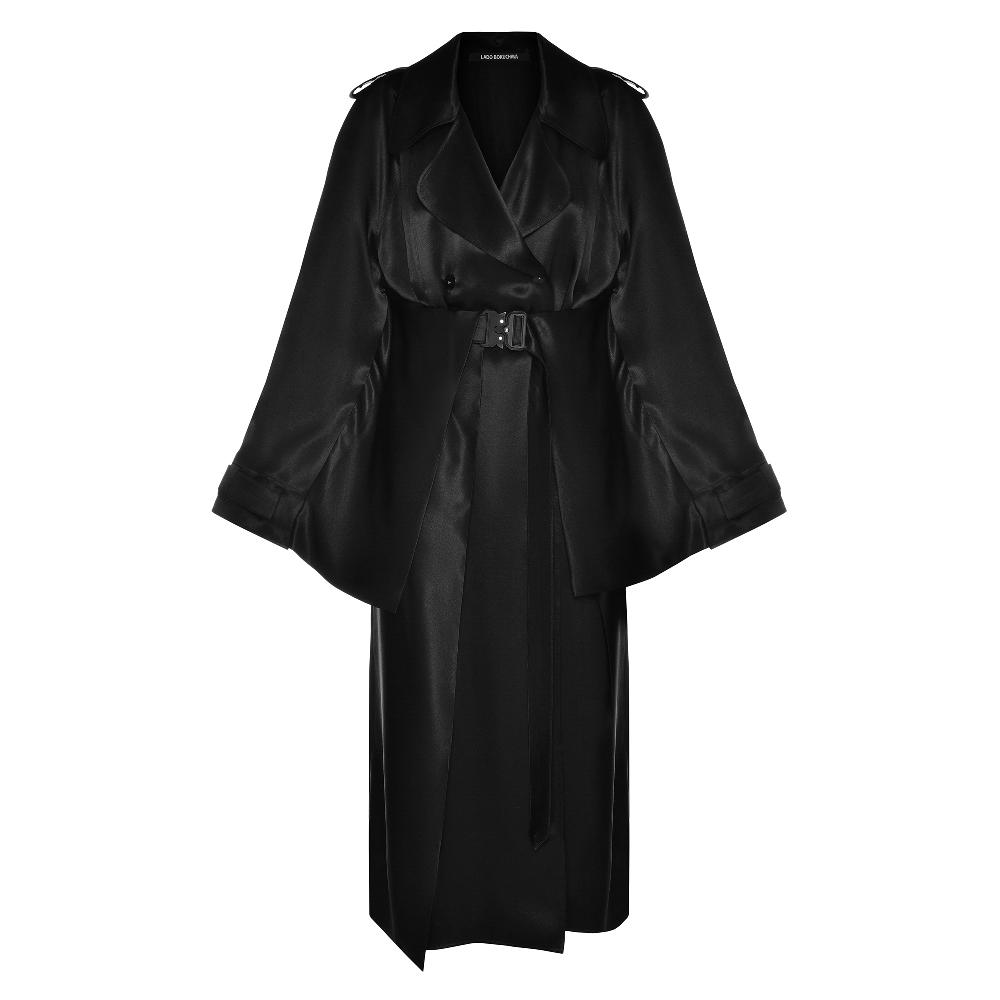 lado bokuchava BAT TRENCH SAMPLE SALE Black