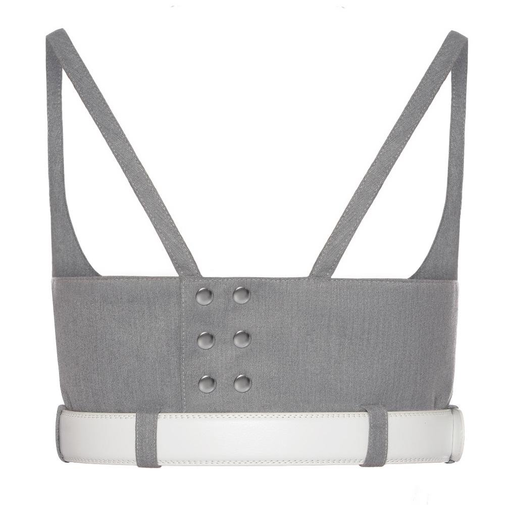 Lado Bokuchava BELTED BRA SAMPLE SALE Stone Grey