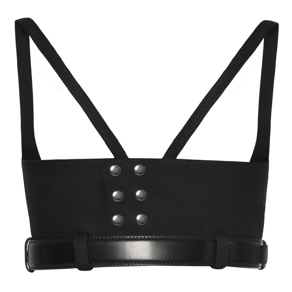 Lado Bokuchava BELTED BRA Top Black