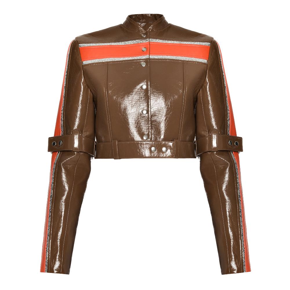 lado bokuchava BIKER JACKET SAMPLE SALE Brown