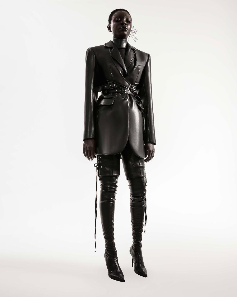 Lado Bokuchava BONDAGE BLAZER SAMPLE SALE Black