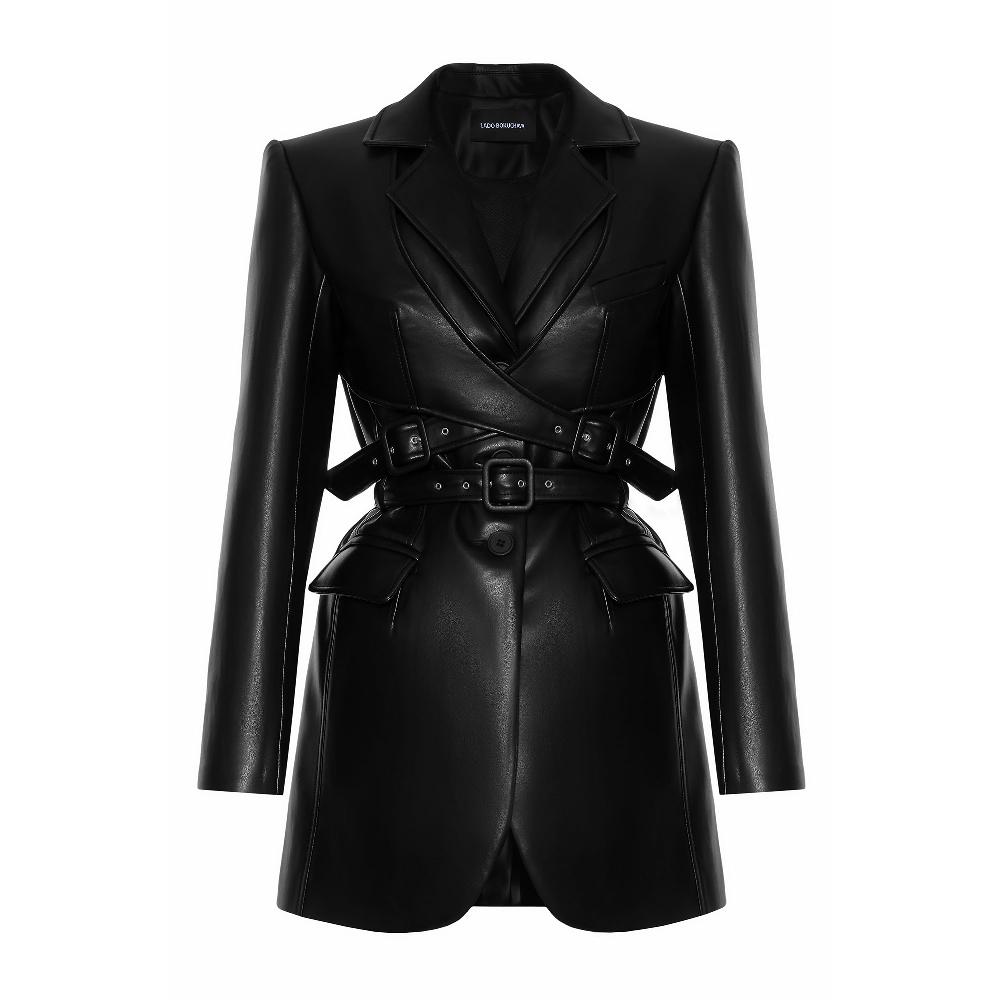 lado bokuchava BONDAGE BLAZER SAMPLE SALE Black