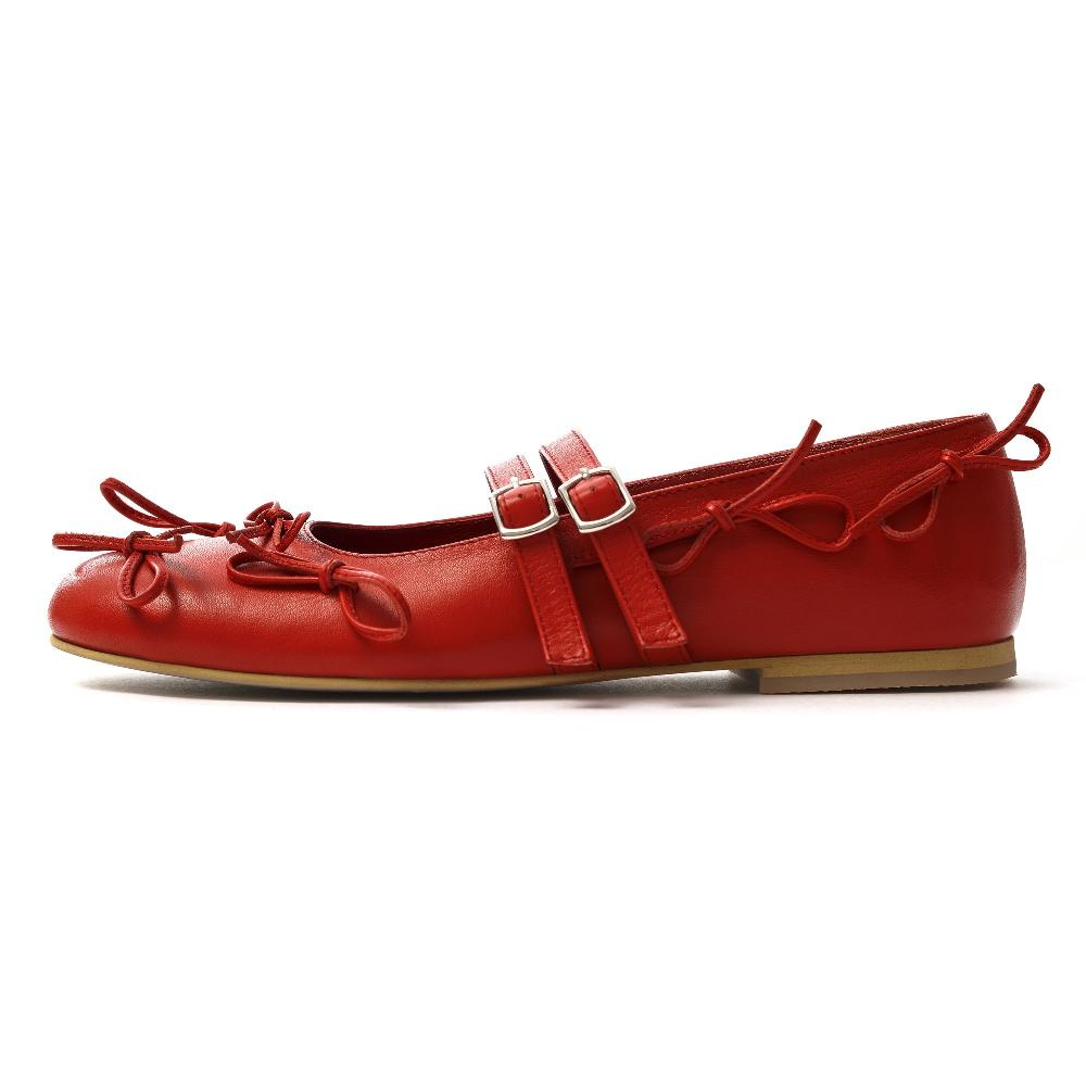 lado bokuchava BOW BALLERINA Shoes Red