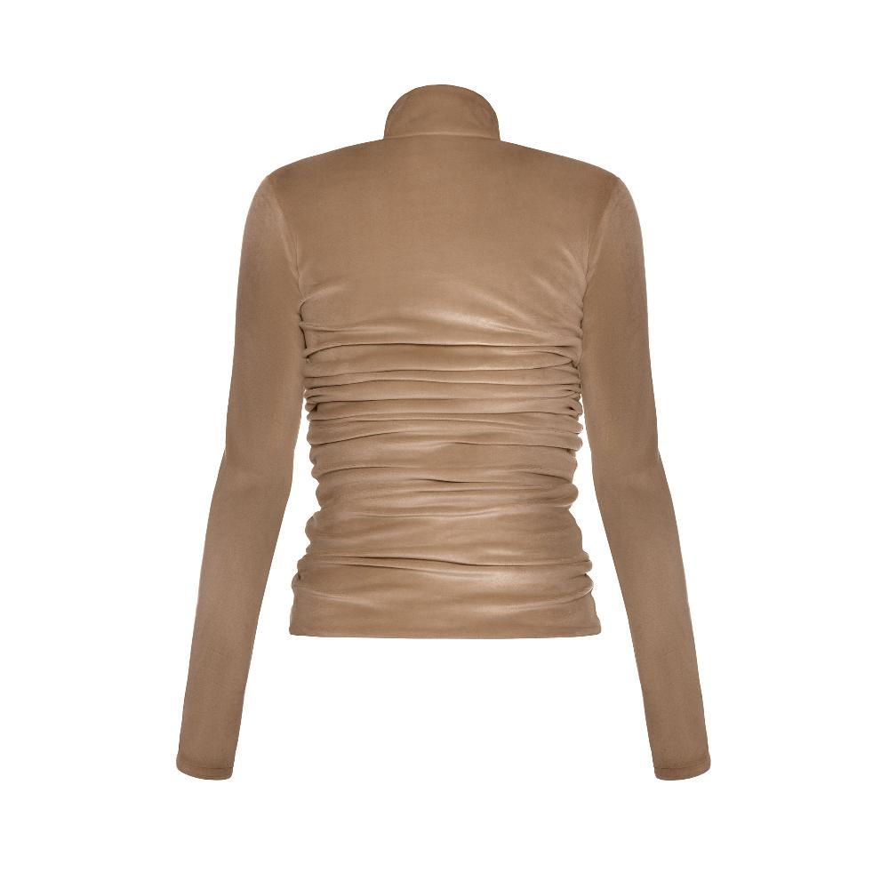 Lado Bokuchava BOW CORE TURTLENECK Top Caramel