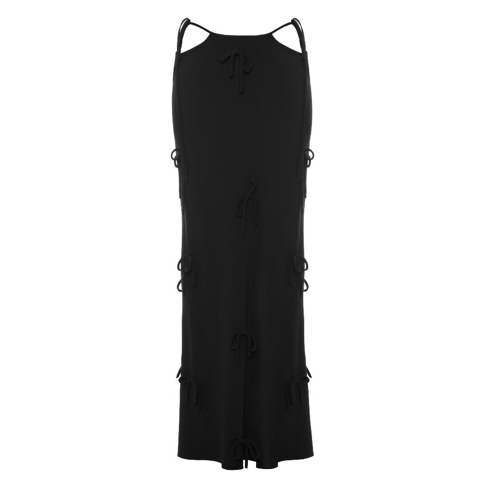 lado bokuchava BOW LOTUS SKIRT Skirt Black