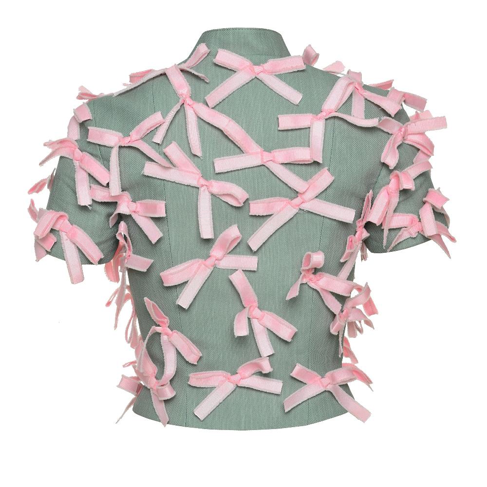 Lado Bokuchava BOW RACE TOP SAMPLE SALE Grey/Pink