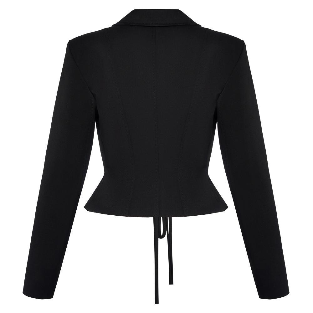 Lado Bokuchava BOWTIE BLAZER Blazer Black