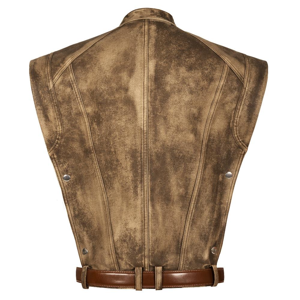 Lado Bokuchava BOX VEST Jacket Washed Brown