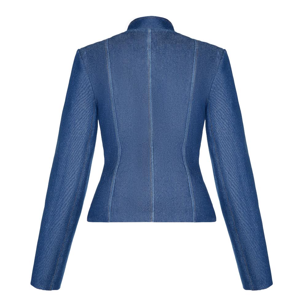 Lado Bokuchava BUCKLE SHIBARI BLAZER Blazer Blue