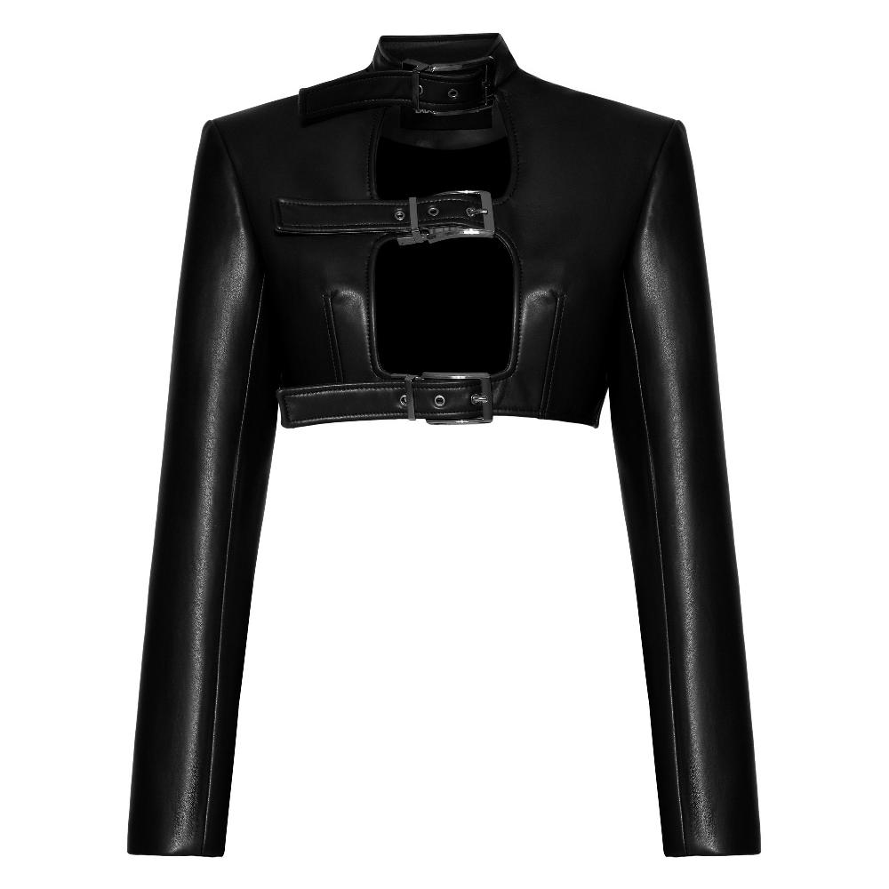 lado bokuchava CROP SHIBARI BLAZER Blazer Black