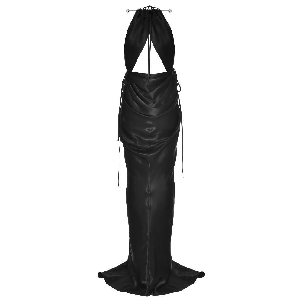 Lado Bokuchava CURTAIN DRESS Dresses Black