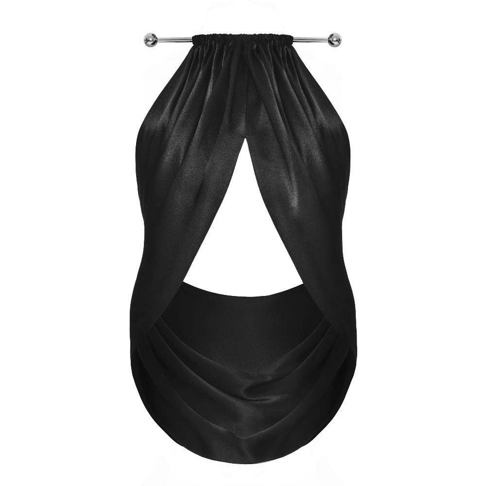 lado bokuchava CURTAIN TOP Top Black