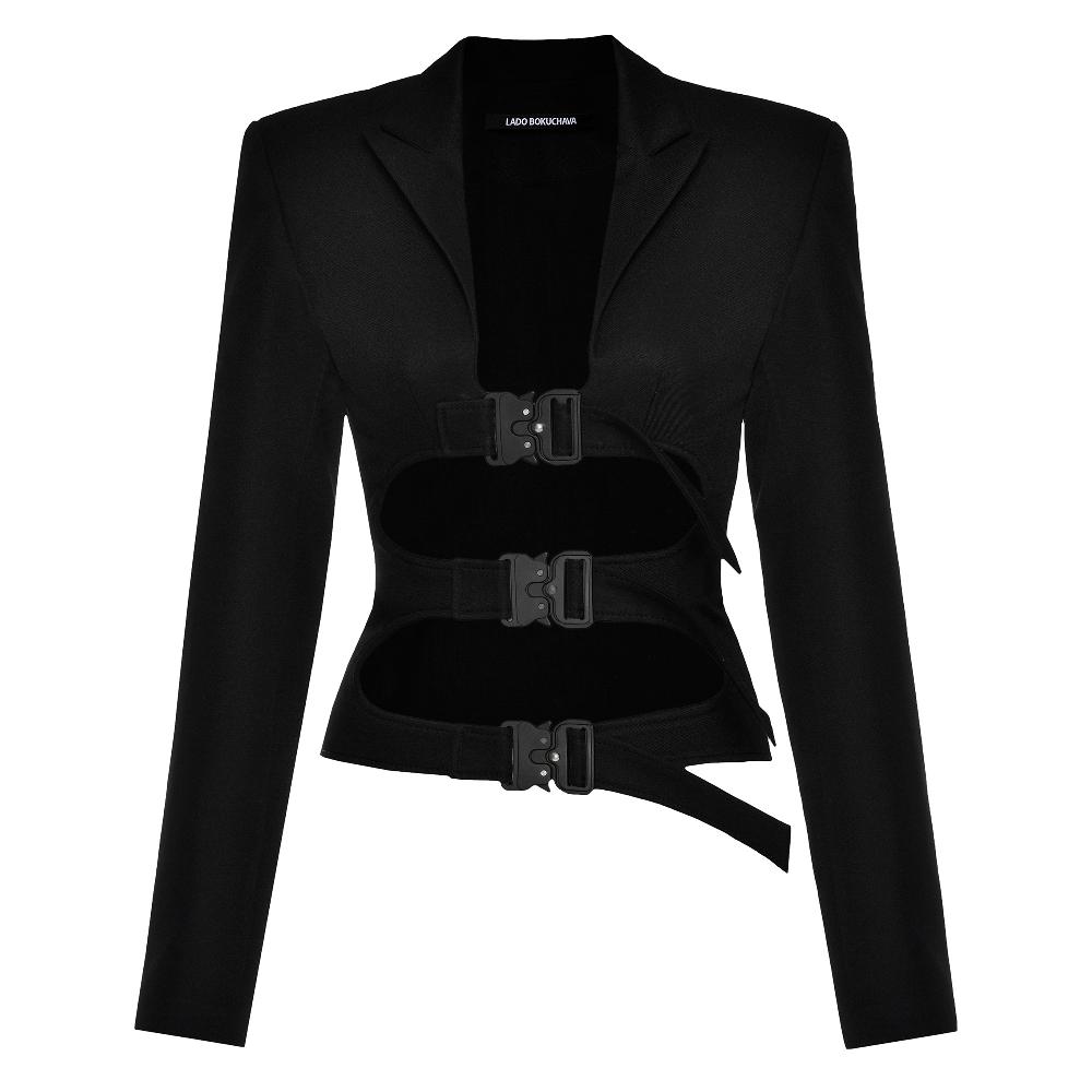 lado bokuchava CYBER SHIBARI BLAZER Blazer Black