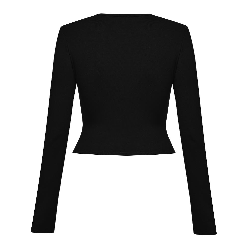 Lado Bokuchava EIGHT CARDIGAN Top Black