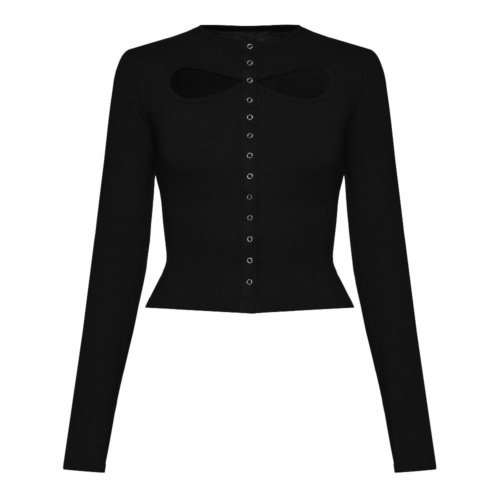 lado bokuchava EIGHT CARDIGAN Top Black