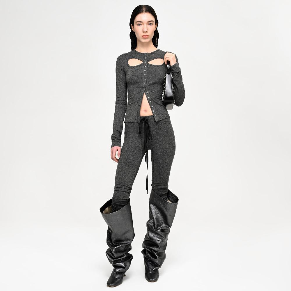 Lado Bokuchava EIGHT CARDIGAN Top Gray