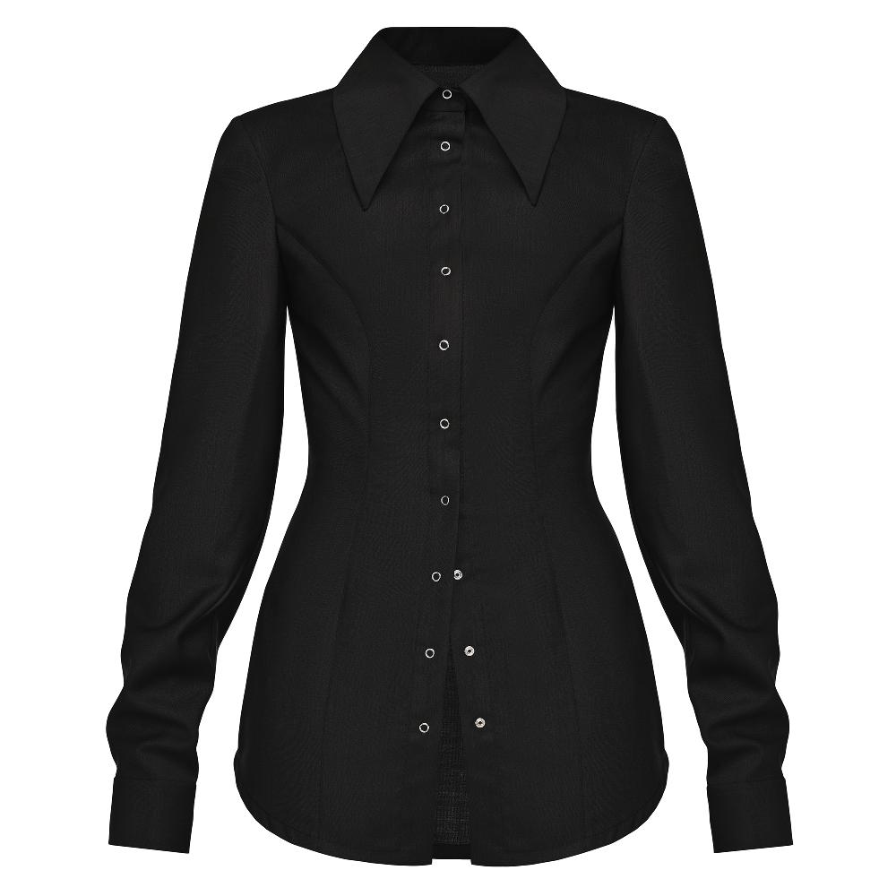 lado bokuchava EXTRA ZIGGY SHIRT Top Black