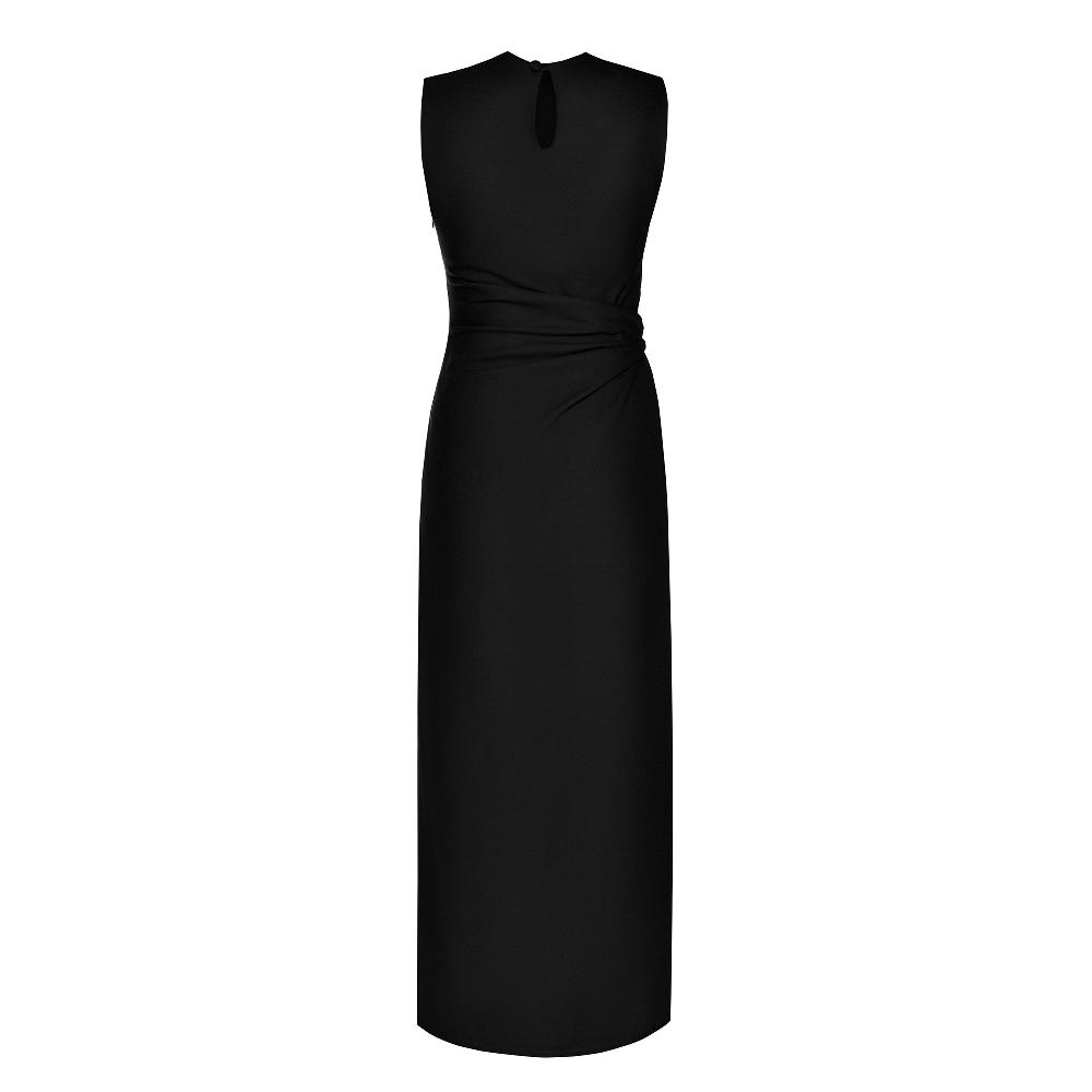 Lado Bokuchava EYELET DRESS SAMPLE SALE Black