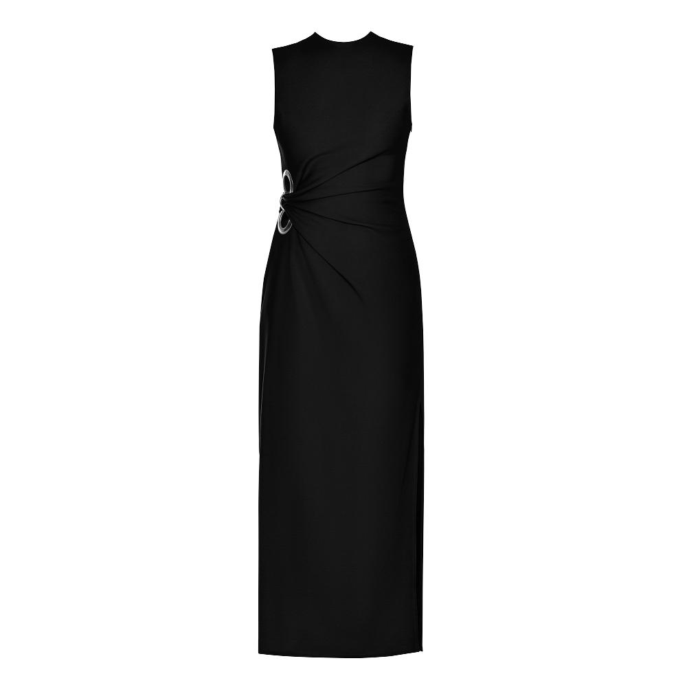 lado bokuchava EYELET DRESS SAMPLE SALE Black