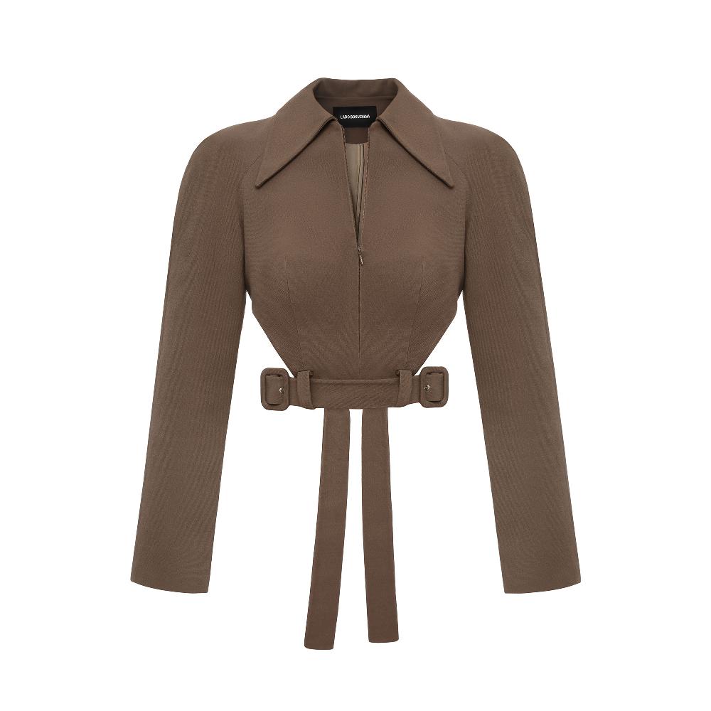 lado bokuchava FETISH JACKET SAMPLE SALE Taupe