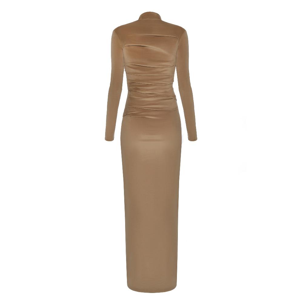 Lado Bokuchava FLAME DRESS SAMPLE SALE Caramel