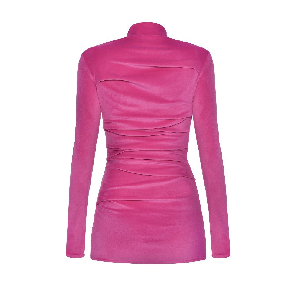 Lado Bokuchava FLAME MINI DRESS Dresses Hot Pink